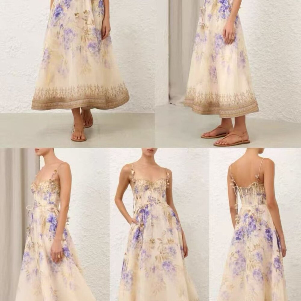 Zimmermann floral maxi dress size 2